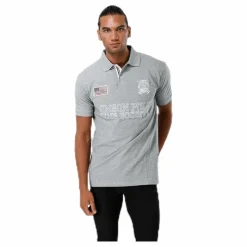 Vinson Polo Club Harrington Grey Grå Discount