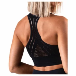 Hatha Seamless Crop Top Black*BLACC Hot
