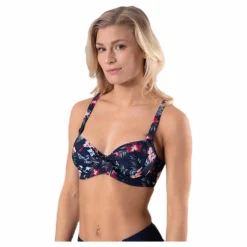Hawaii Unique Wire Bra Blue/Patterned*Abecita Discount