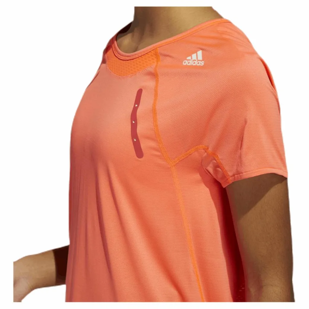 adidas Heat Rdy Tee Red Orange Best