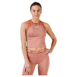 Nike Heather Tank Pink/White Rosa Hot