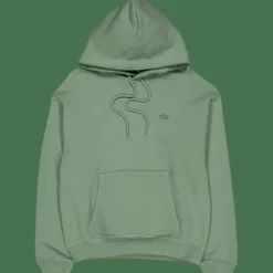Heavy Fleece Hoodie Thyme*Lacoste Clearance