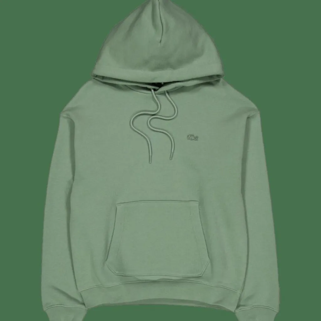Heavy Fleece Hoodie Thyme*Lacoste Clearance