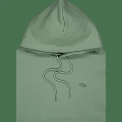 Heavy Fleece Hoodie Thyme*Lacoste Clearance