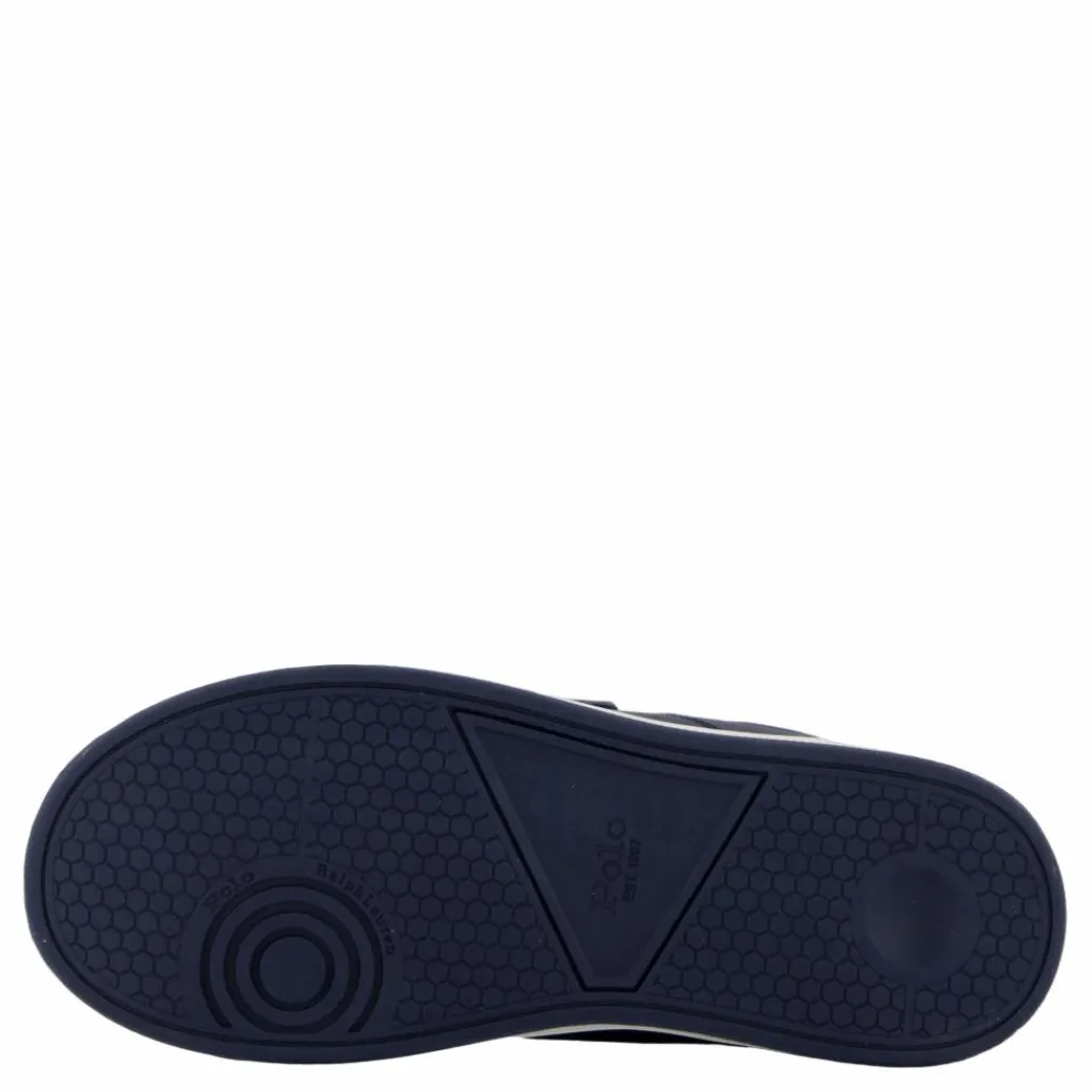 Heritage Court Iii Ez C-navy Smooth W/ White Pp*Ralph Lauren Junior Online