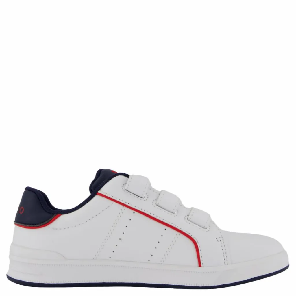 Heritage Court Iii Ez C-white Smooth/navy W/ Navy Pp*Ralph Lauren Junior Hot