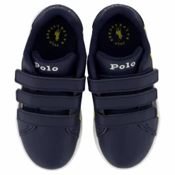 Ralph Lauren Junior Heritage Court Iii Ez T-navy Smooth W/ White Pp Blå Hot