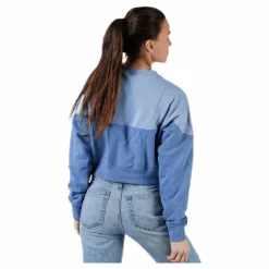 Nike Heritage Fleece Crew Blue Blå Discount