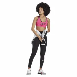 Reebok Hero Racer Pad Bra Read Pink Rosa Outlet