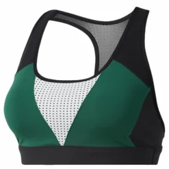 Hero Racer Padded Bra Green/Black*Reebok Hot