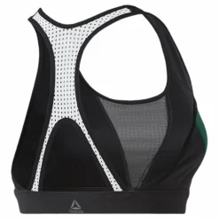 Hero Racer Padded Bra Green/Black*Reebok Hot