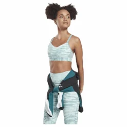 Hero Strappy P Bra White/Green*Reebok Best