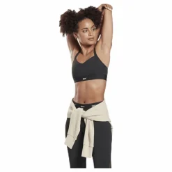 Hero Strappy Padded Bra Black*Reebok Clearance
