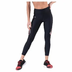HG Armour Printed Panel Ankle Crop Black*Under Armour Sale