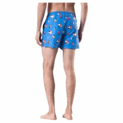 Happy Socks Hibiscus Swim Shorts Blue Blå Hot