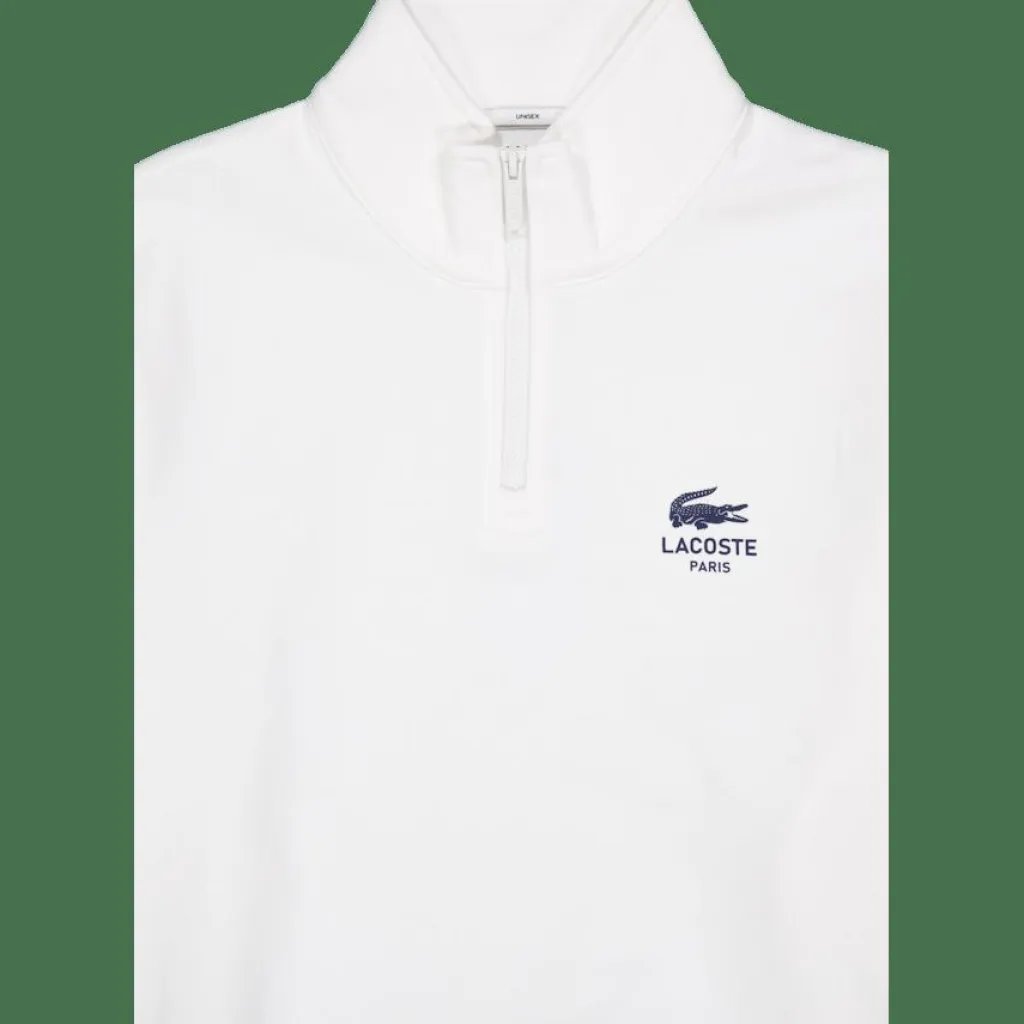 High Neck Zip-up Print Sweatsh 70v*Lacoste Hot
