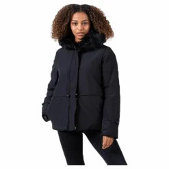 Pieces Hira Puffer Jacket Black Svart Discount