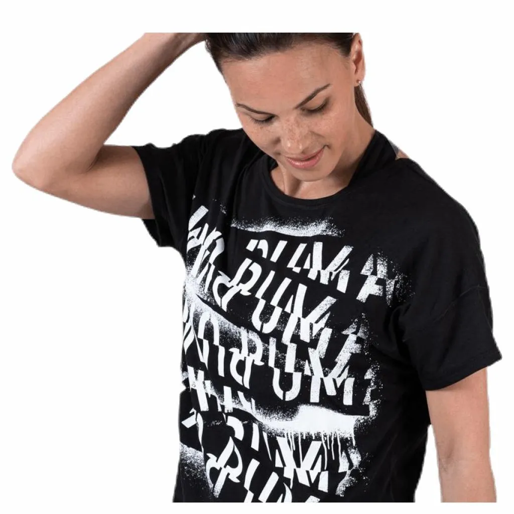 Puma HIT Feel It Tee Black Svart Best