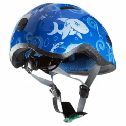 Hjälm Smiley 2.0 m/grönt spänne Blue*Abus Hot