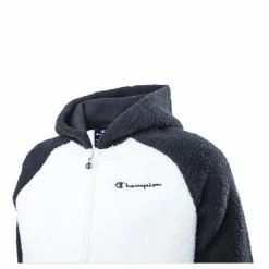 Champion Hooded Full Zip Top Junior White Vit Online