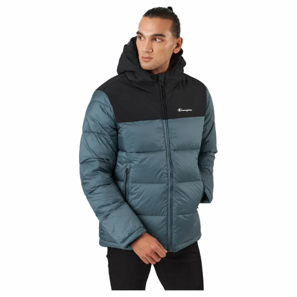 Champion Hooded Jacket Es017 Svart New