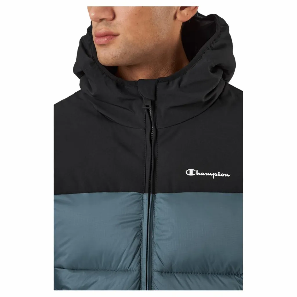 Champion Hooded Jacket Es017 Svart New