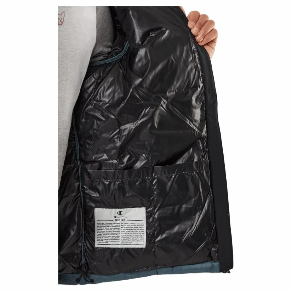 Champion Hooded Jacket Es017 Svart New
