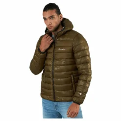 Hooded Jacket Green*Champion Outlet