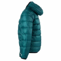 Champion Hooded Jacket Rain Forest Blå