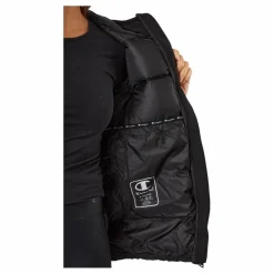 Champion Hooded Polyfilled Jacket Kk001 Svart Hot