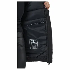 Hooded Polyfilled Jacket Black Beauty*Champion