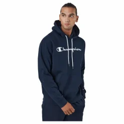Champion Hooded Sweatshirt Bs501 Blå Clearance