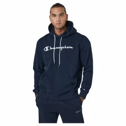 Champion Hooded Sweatshirt Bs501 Blå Clearance