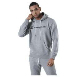 Champion Hooded Sweatshirt Grey Grå Outlet