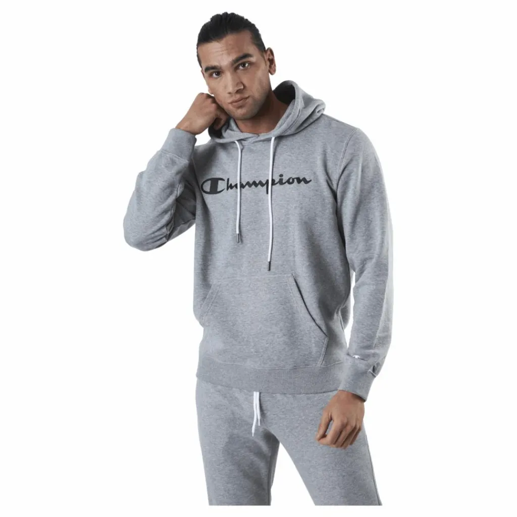 Champion Hooded Sweatshirt Grey Grå Outlet