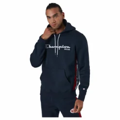 Champion Hooded Sweatshirt Sky Captain Svart Best