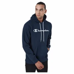 Champion Hooded Sweatshirt Sky Captain Blå Online