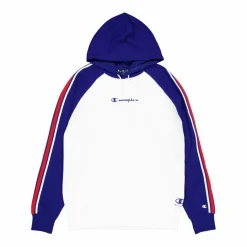 Champion Hooded Sweatshirt White Flerfärgad Sale