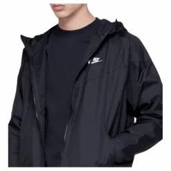 Hooded Windbreaker Black*Nike Discount