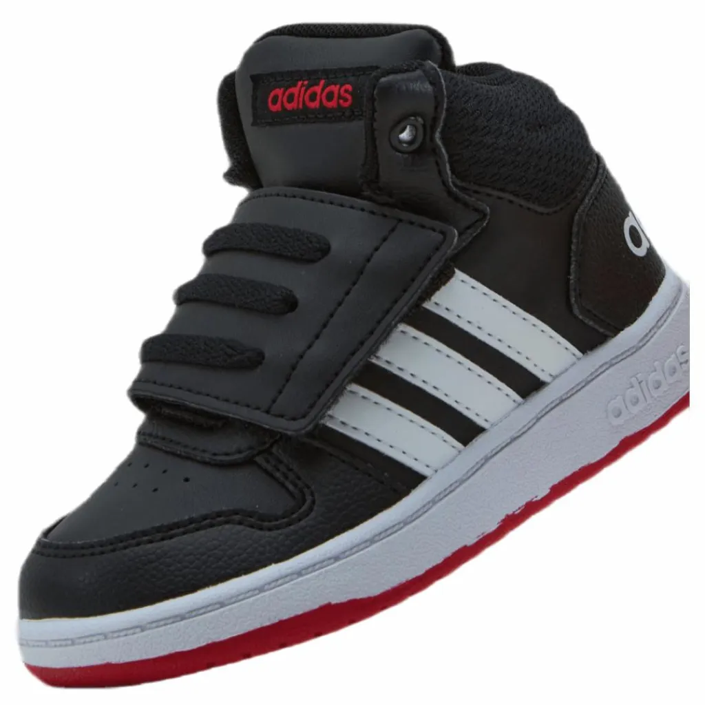 Hoops 2.0 Mid Shoes Core Black / Cloud White / Vivid Red*adidas Discount