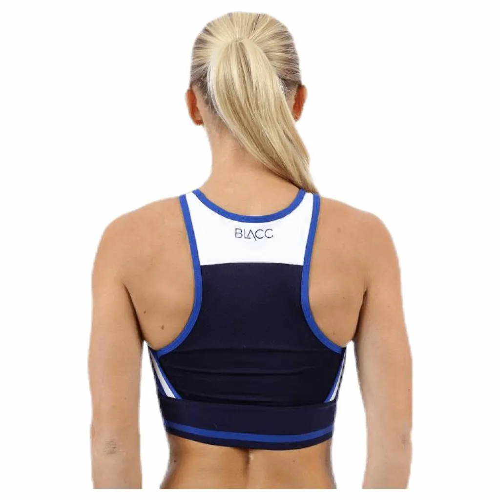 BLACC Hop Sports Bra Blue/White Blå och Vit New