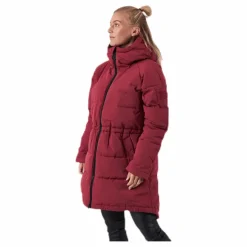 Svea Hourglass Puffer Jacket Red Röd Online
