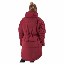 Svea Hourglass Puffer Jacket Red Röd Online
