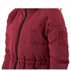 Svea Hourglass Puffer Jacket Red Röd Online