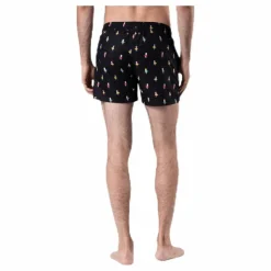 Happy Socks Hula Swim Shorts Black Svart Discount