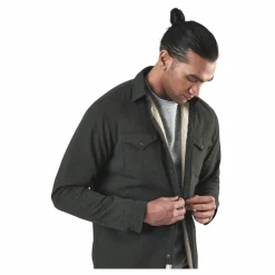 Jack & Jones Hunter Check Overshirt L/S Black Svart