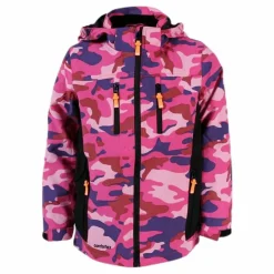 Tuxer Hunter Jacket Junior Patterned/Pink Mönstrad och Rosa Clearance
