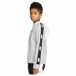Hybrid 1/2 Zip Fleece Junior White/Black*Nike Clearance