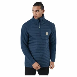 Bula Hybrid Halfzip Denim Blå Online