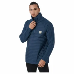 Bula Hybrid Halfzip Denim Blå Online